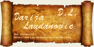 Darija Laudanović vizit kartica